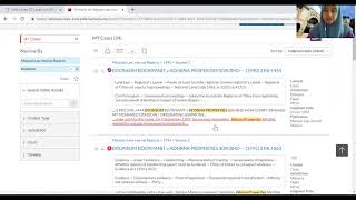 Searching for MLJ cases using Lexis Advance Malaysia