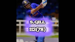 24 jan 2023 odi match IND vs nez s.gill 112(78)  r.sharma 111(75)  #cricket #viralvideo #shortvideo