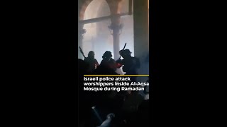 Israeli police attack worshippers inside Al-Aqsa Mosque | Al Jazeera Newsfeed