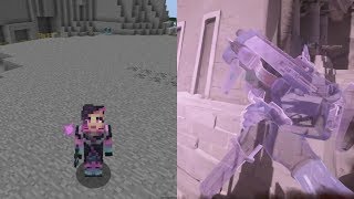 我的世界黑影vs守望先锋黑影 Minecraft OVERWATCH MOD Sombra