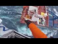 northland rescue helicopter winch anl elinga container ship