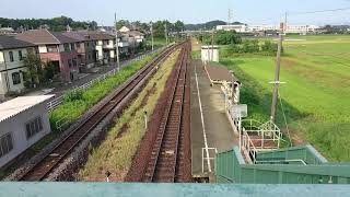 伊勢鉄道河芸駅 快速みえ ミニ駅通過集