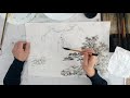 中国画教学山水篇 山水画欣赏及讲解 作品十五 chinese ink wash painting tutorial