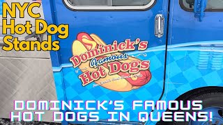 Dominick's Famous Hot Dogs in Queens!  | NYC Hot Dog Stands