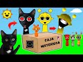 CAJA MISTERIOSA DE INCREDIBOX SPRUNKI PERO EL JUEGO ES EN LA VIDA REAL VS GATOS YOUTUBERS FAMOSOS