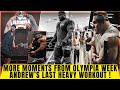 Andrew's last heavy workout + Should Nick do Arnold 25 ? Blessing is huge + More Olympia moments