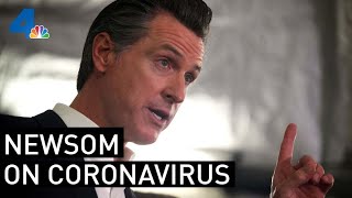 While in Quarantine, Gov. Newsom Provides Update on State's Response to the Pandemic | NBCLA