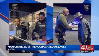 Man arrested after shooting in Macon Walmart parking lot; victim hospitalized