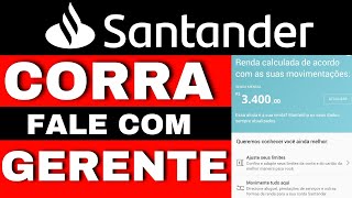 ♨️SANTANDER/ URGENTE...CORRE NA SUA AGÊNCIA♨️