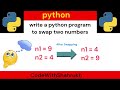 write a python program to swap two numbers.