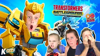 TRANSFORMERS: BATTLEGROUNDS, BEN 10, and ZOIDS!!! (SPIN to Play Family Battle!) K-City