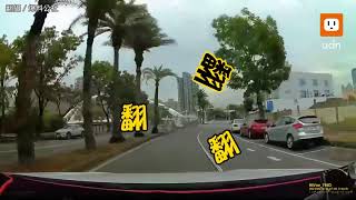 無敵風火輪？百萬休旅車自撞 360度狂翻！