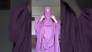 How to Wear Khimar Hijab || Niqab Tutorial