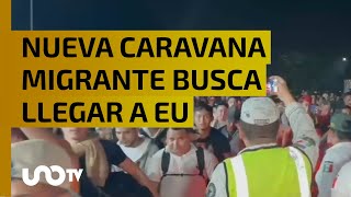 Aceleran el paso: nueva caravana migrante busca llegar a EU antes de la investidura de Trump