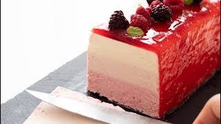 No-Bake Raspberry Cheesecake*without egg｜HidaMari Cooking