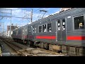 東急池上線7600系7601f蒲田行き 御嶽山－久が原の踏切にて