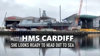 Construction of Royal Navy's new Type 26 super frigate HMS Cardiff gathering pace