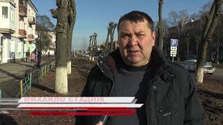 KorostenTV_08-02-19_По вулиці Грушевського обрізають дерева