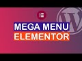 How to Create Mega Menu Using Elementor Pro on Wordpress Website