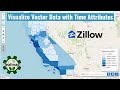 Leafmap Tutorial 105: Visualizing vector data with time attributes