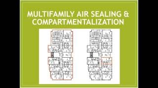 Multifamily Air Sealing \u0026 Compartmentalization Strategies