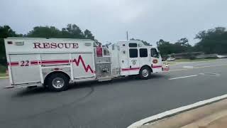 RESCUE 22 RESPONDING! **PINNED Q2B** Skyline Fire Dept