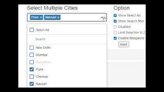 class 28 (Bootstrap dropdowns size of all elements are displayed with getText())