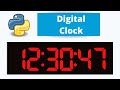 Make a Digital Clock using Python | Python Project