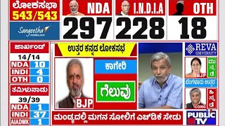 Lok Sabha Election Results 2024 Live: Kageri Wins From Uttara Kannada | Public TV