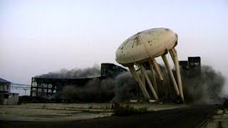 Navy Yard Roof Truss and Water Tower Demolition