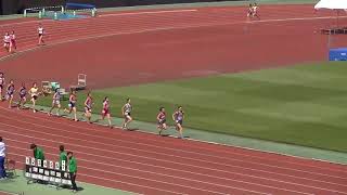 女子1500ｍ決勝　麻奈