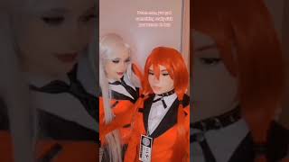 Mikura's first day as Sachiko's pet | Sachiko Juraku \u0026 Mikura Sado #cosplay | Kakegurui Twin