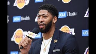 Best Moments From Anthony Davis' Introductory Lakers Press Conference