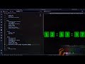 ASMR Programming - Simplest Digital Clock - No Talking