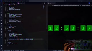 ASMR Programming - Simplest Digital Clock - No Talking