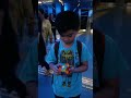 solving rubiks cube in burjuman metro station dubai uae