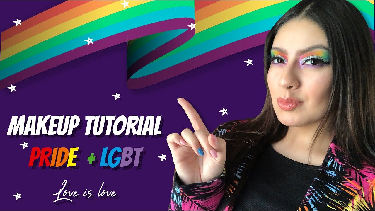 Makeup Tutorial Pride Lgbt Youtube