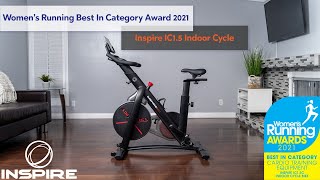 Women's Running Best in Category Award 2021 | Inspire IC1.5 Indoor Cycle: 1-Year Free App | Review