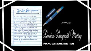 Random Paragraph | PIANO XTREME INK PEN | AR Writing Tips