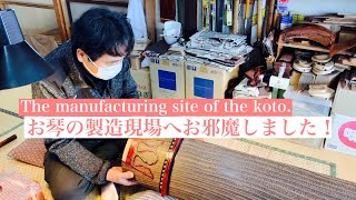 お琴の製造現場にお邪魔しました！後編【The manufacturing site of the koto.】