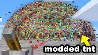 I Exploded 16,535,627 MODDED TNT in Minecraft...