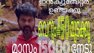 ഇൻക്യൂബേറ്റർ ഉണ്ടാകൂ വെറും 450 മുടക്കി മാസം 15000 നേടൂ