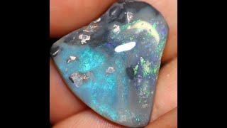 15 cts Australian Opal Rough Lightning Ridge Polished Specimen