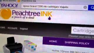 www.peachtreeink.com- Epson T200 printer ink cartridge