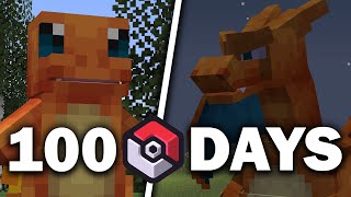 I Spent 100 Days In Cobblemon (Pokemon in Minecraft)