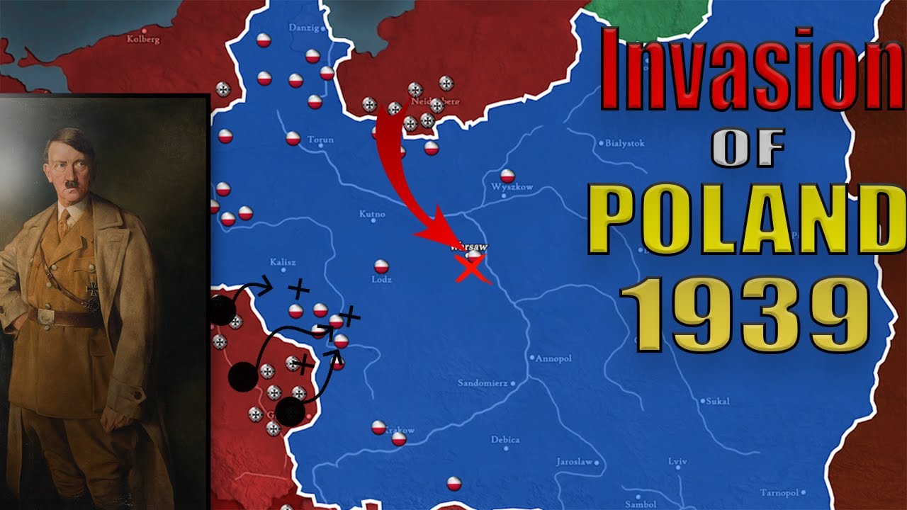 Invasion Of Poland In 6 Minutes Ww2 Youtube