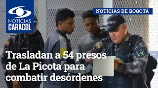 Trasladan a 54 presos de La Picota para combatir desórdenes