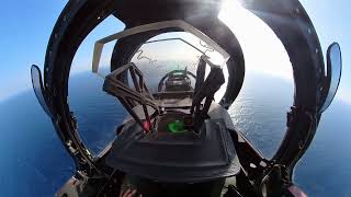 Cockpit view of the TAV-8B Harrier II of the Italian Navy