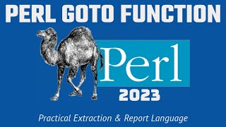 Perl Programming - GOTO Function Code Example 2023