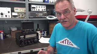 How to replace Ham receiver Filter Cap Cheap method Drake 2B repair example